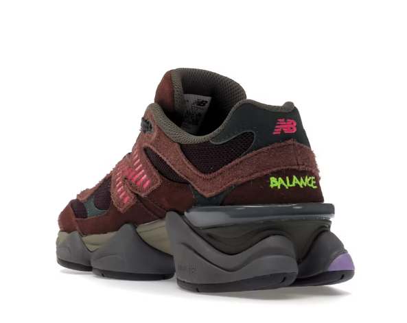 New Balance 9060 Rich Oak Burgundy