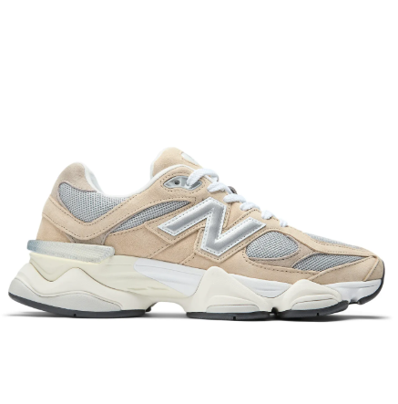 New Balance 9060 Marrom Claro/Cinza Metalizado