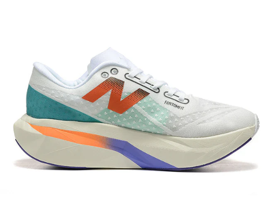 New Balance Fuelcell Supercomp Elite V4 Branco/Laranja