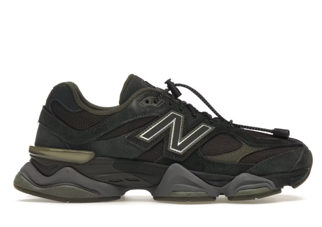 New Balance 9060 Black and Moss