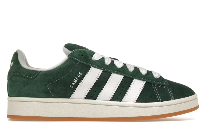 Adidas Campus 00's Dark Green Cloud White